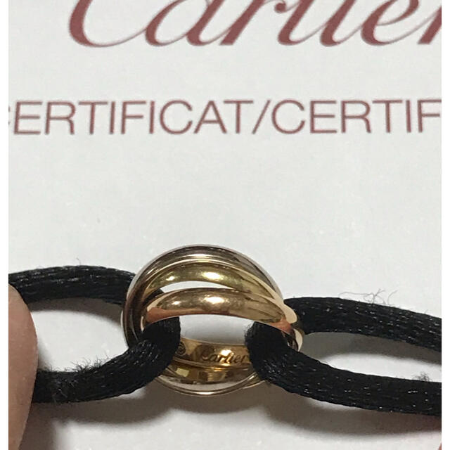 Cartier(カルティエ)のカルティエ　トリニティ　ブレスレット　黒 レディースのアクセサリー(ブレスレット/バングル)の商品写真