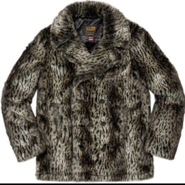 Supreme Schott Fur Jacket Leopardピーコート