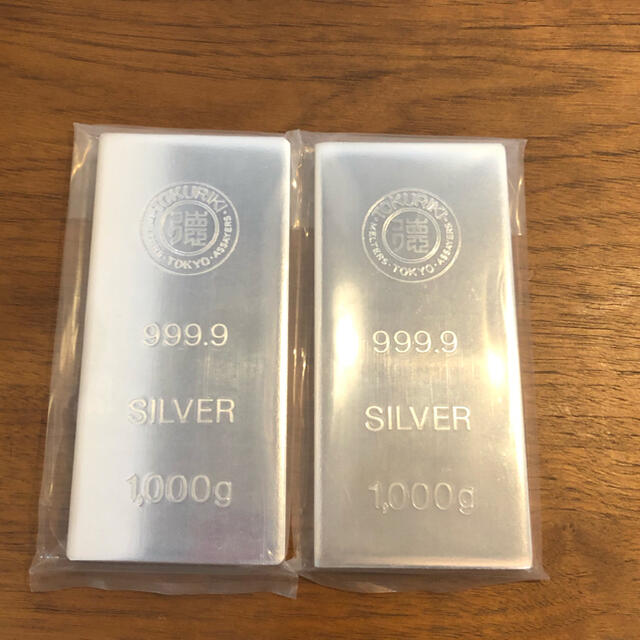 【新発売】 徳力本店シルバーインゴット2kg 銀インゴット シルバー地金 銀地金 金属工芸 【新発売】 徳力本店シルバーインゴット2kg 銀インゴット シルバー地金 銀地金 金属工芸