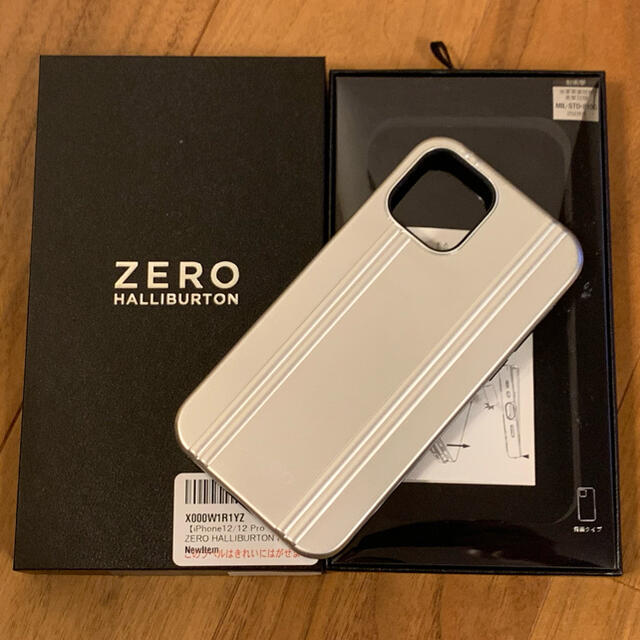 ZERO HALLIBURTON - 【超美品】ZERO HALLIBURTON iPhone12/12Proケース