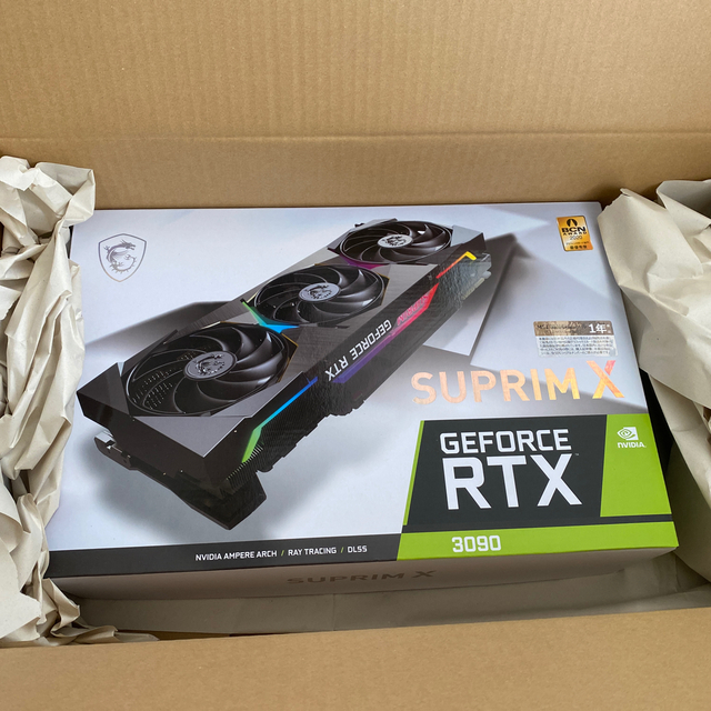 PCパーツMSI GeForce RTX 3090 SUPRIM X 24G