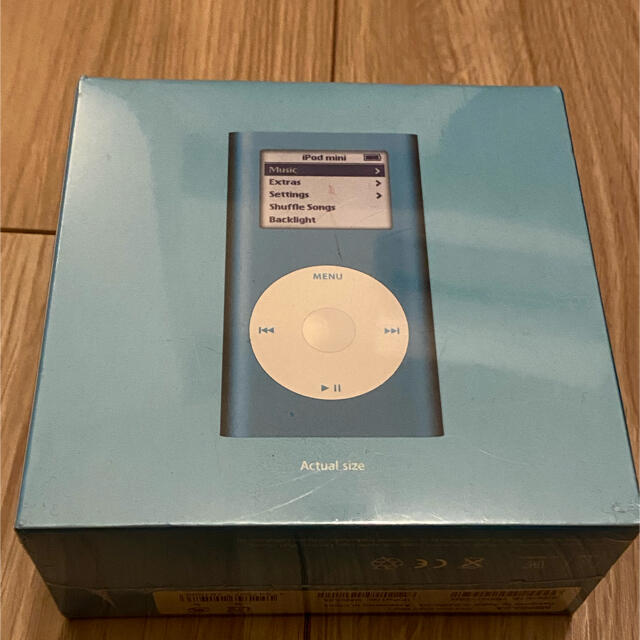 Apple(アップル)の希少　iPodmini 6G Blue 新品　未開封 エンタメ/ホビーのエンタメ その他(その他)の商品写真