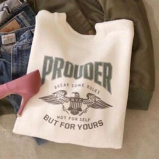 Ungrid♡PROUDERプリントスウェット