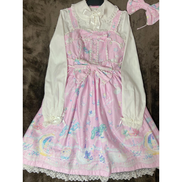 Angelic Pretty(アンジェリックプリティー)のCandy Sprinkle JSK Set レディースのワンピース(ひざ丈ワンピース)の商品写真