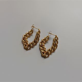 エンフォルド(ENFOLD)のChain stud pierce No.555(ピアス)