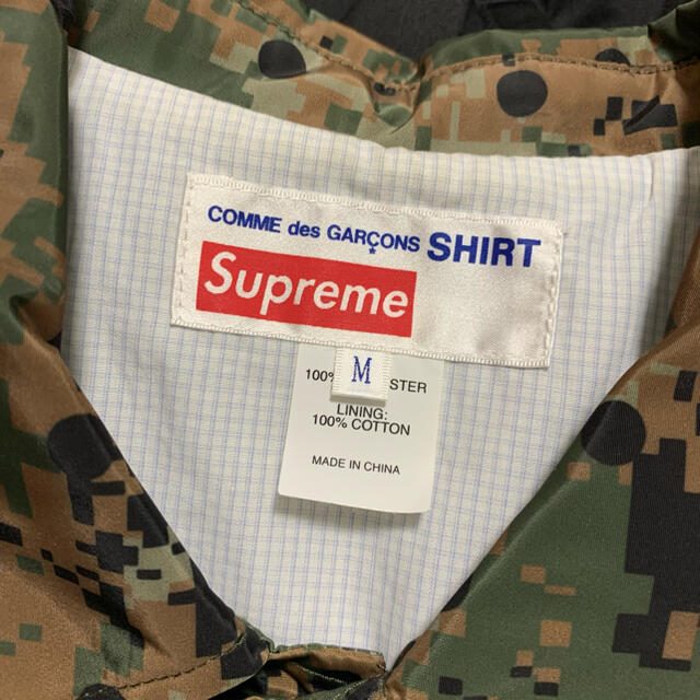 Supreme COMME des GARCONS ドッドカモ柄コーチジャケット