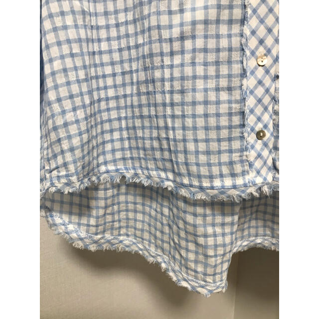 ZARA(ザラ)のZARA BASIC 7分丈チェックシャツ M⭐︎ レディースのトップス(シャツ/ブラウス(長袖/七分))の商品写真