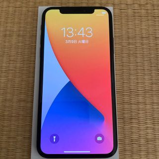 アイフォーン(iPhone)のiPhone X 256GB Apple購入　SIMフリー端末　本体のみ(スマートフォン本体)