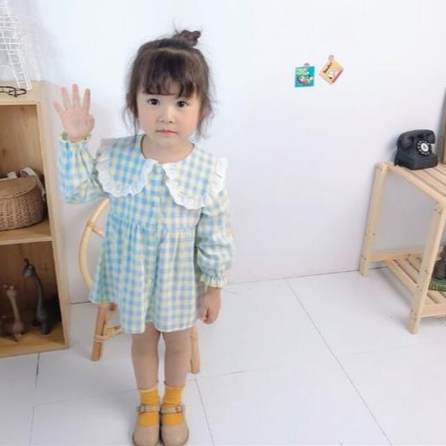 ★【いがs shop by いが専用】ワンピース100ｃｍ 2着セット★ キッズ/ベビー/マタニティのキッズ服女の子用(90cm~)(ワンピース)の商品写真