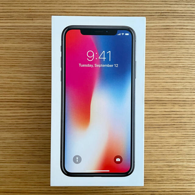 ★iPhoneX★アメリカ版★SIMフリー★256gb★美品スマートフォン/携帯電話