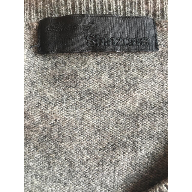 Shinzone(シンゾーン)のshinzone シンゾーン　カシミヤ100 %クルーネックニット　グレー レディースのトップス(ニット/セーター)の商品写真