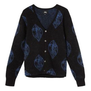 ステューシー(STUSSY)のstussy カーディガン　mohair mask cardigan(カーディガン)