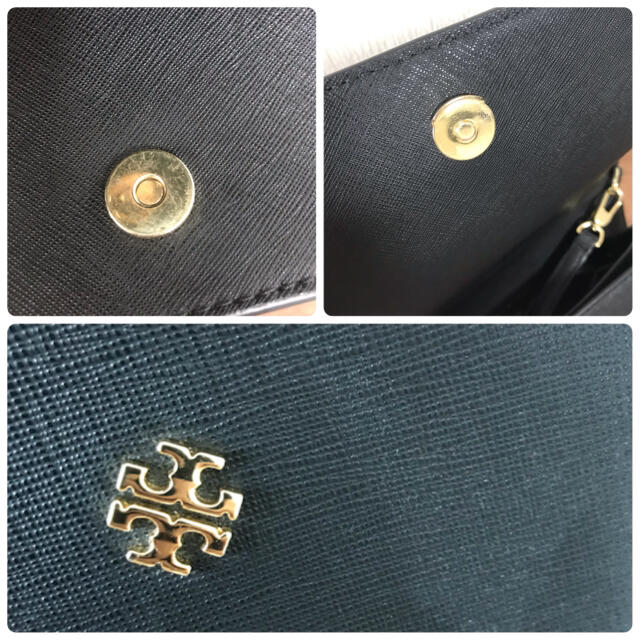 Tory Burch(トリーバーチ)のトリーバーチ ショルダー バッグ サフィアーノ ブラック レディースのバッグ(ショルダーバッグ)の商品写真