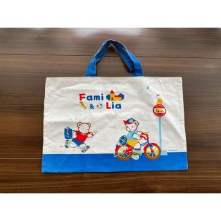 ファミリア(familiar)のfamiliar ファミリア ヴィンテージ　レッスンバッグ トートバッグ　男の子(レッスンバッグ)