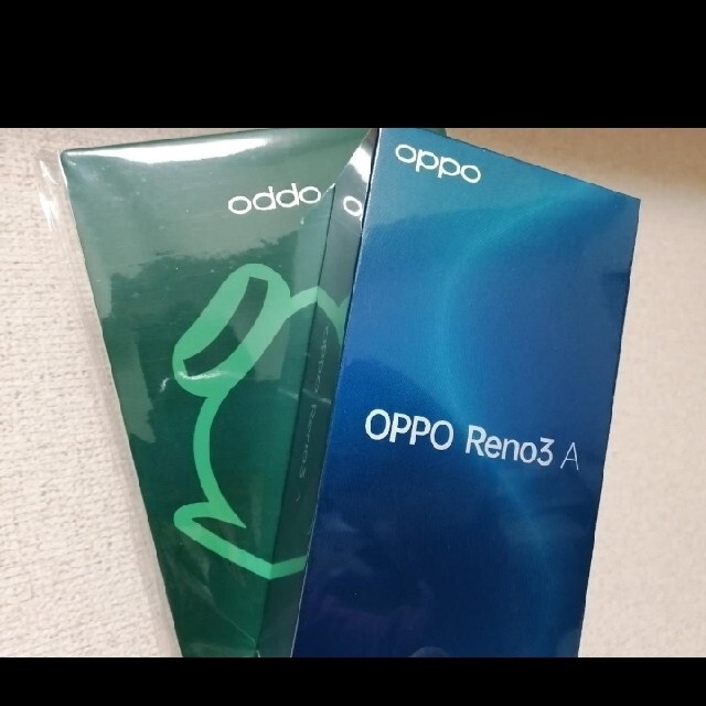 OPPO - 新品未開封　OPPO reno3a 128GB ホワイト　/ブラック　スマホ本体