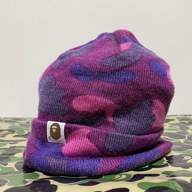 【通販 アベイシングエイプNIGO期Vintage BAPE ニットキャップ kids-nurie.com