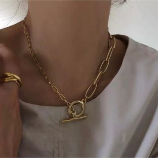 ザラ(ZARA)の《No.001 パラレルチェーンネックレス　ゴールド》(ネックレス)