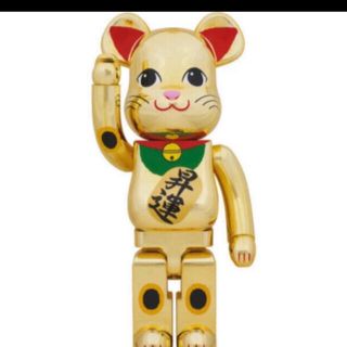 BE@RBRICK 招き猫 金メッキ 昇運 1000％(ぬいぐるみ/人形)