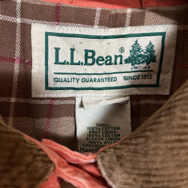 L.L.Bean(エルエルビーン)の【希少カラー】LL Bean カバーオール　ハンティングジャケット　オレンジ メンズのジャケット/アウター(カバーオール)の商品写真