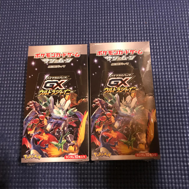 ポケモンカード　gxウルトラシャイニー　シュリンク付き未開封 2box