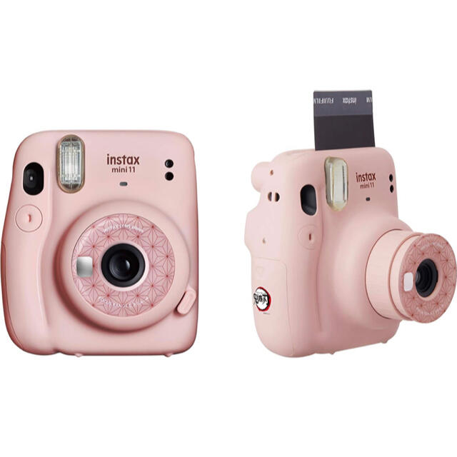 富士フイルム(フジフイルム)の【おまけ付】instax mini 11 鬼滅の刃 禰豆子チェキBOX スマホ/家電/カメラのカメラ(フィルムカメラ)の商品写真