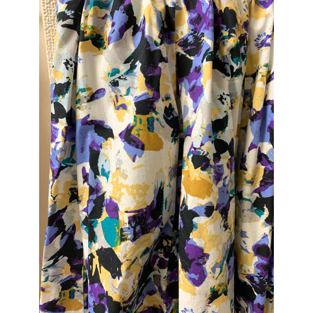 しまむら(シマムラ)の3月23日まで＊　綿100%花柄スカート レディースのスカート(ひざ丈スカート)の商品写真