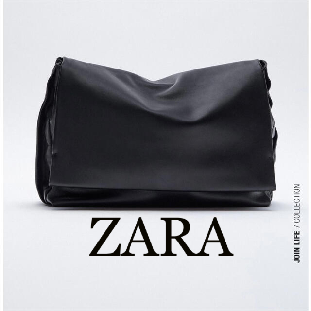 【ZARA】ソフトリアルレザーシティバッグ