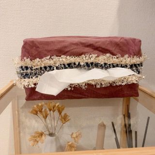 ティッシュカバー　ハンドメイド(ティッシュボックス)