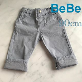 ベベ(BeBe)の【BeBe】【新品　未使用】7部丈ズボン　パンツ　90cm(パンツ/スパッツ)