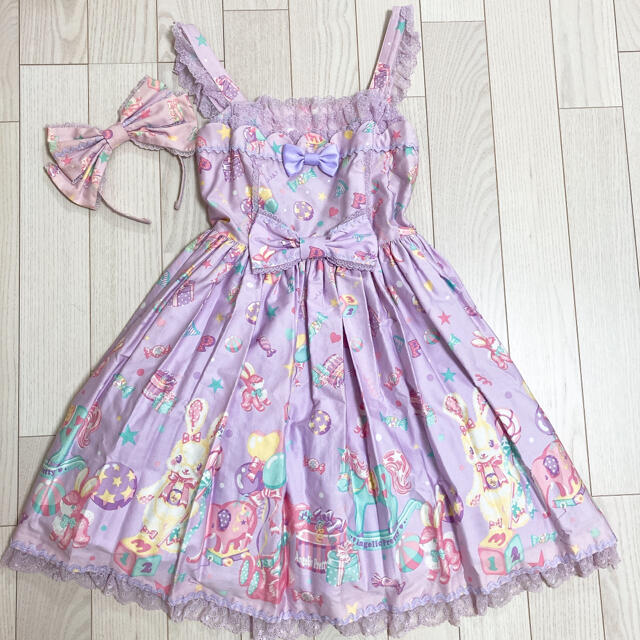 ひざ丈ワンピースAngelic Pretty Toy Parade jsk kc セット op