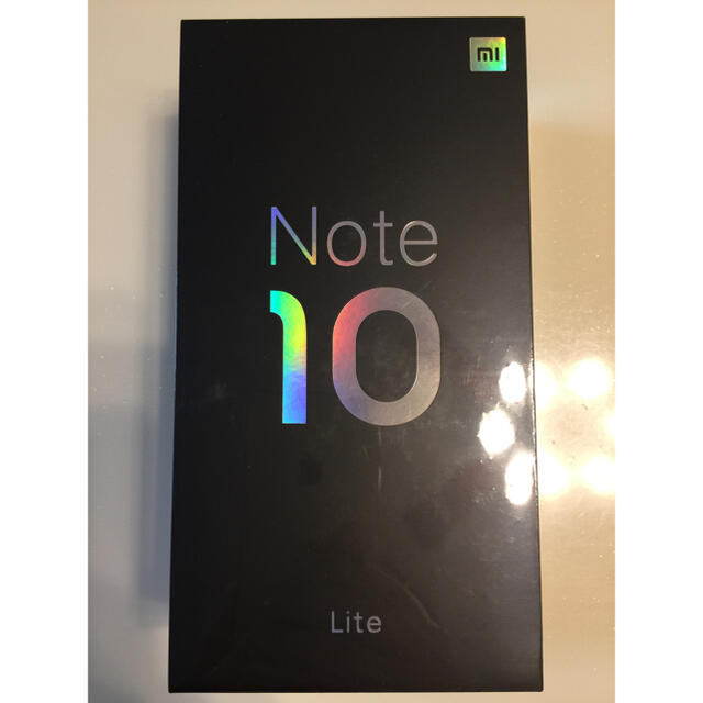 新品未使用 Xiaomi Mi Note 10 Lite 64GB ホワイト一括購入のためなし