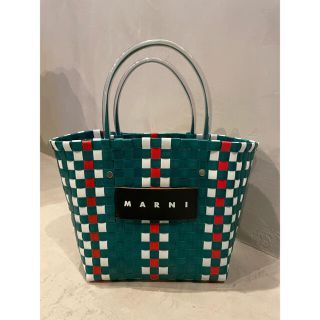 マリーニ(MARINI)のMARNI カゴバッグ　マルニ　ピクニックバッグ(かごバッグ/ストローバッグ)