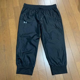 アンダーアーマー(UNDER ARMOUR)のウィンドブレーカーパンツ　Lサイズ　黒(ランニング/ジョギング)