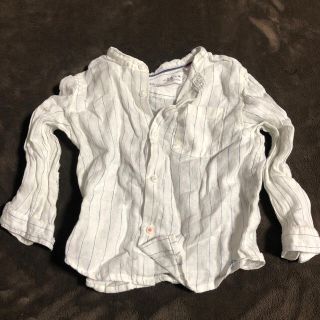 ザラキッズ(ZARA KIDS)の【良品】ZARAのリネンシャツ(シャツ/カットソー)