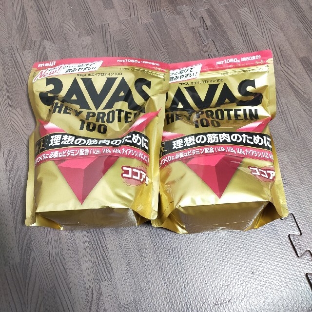 SAVAS - ザバス ホエイプロテイン ココア味 新品 未開封 ２個セットの ...