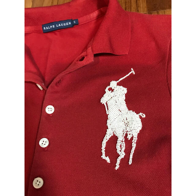 Ralph Lauren(ラルフローレン)のRALPH   RAUREN   ポロシャツ　S レディースのトップス(シャツ/ブラウス(長袖/七分))の商品写真