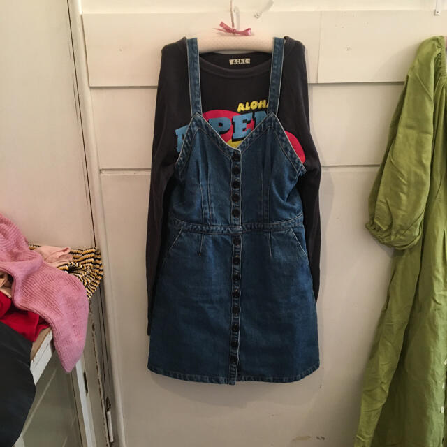 Ron Herman(ロンハーマン)の最終価格🥕🥦Rouje denim onepiece. レディースのワンピース(ひざ丈ワンピース)の商品写真