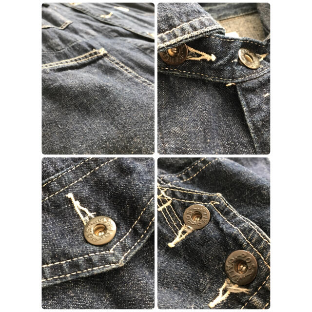 POST OVERALLS カバーオール S  made in USA 3