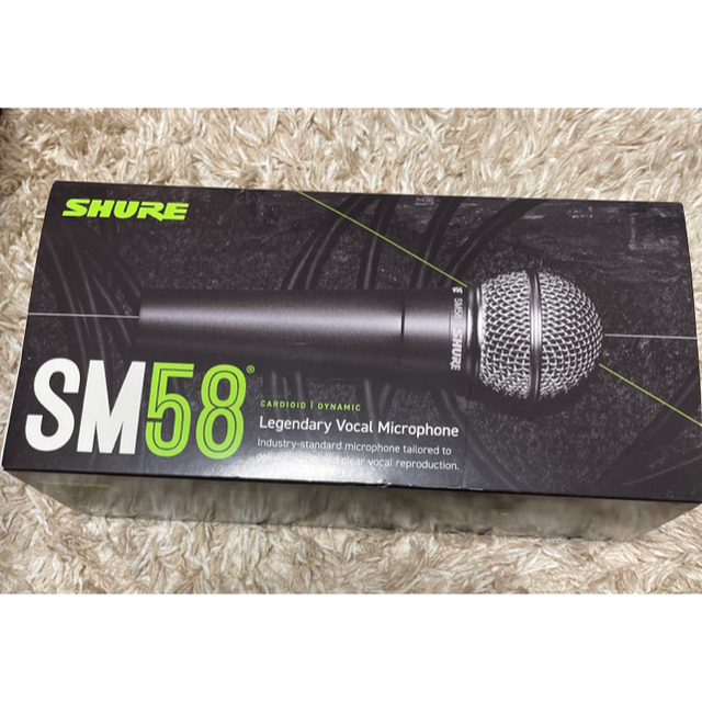 ダイナミックマイク　SHURE SM58(SM58-LCE)