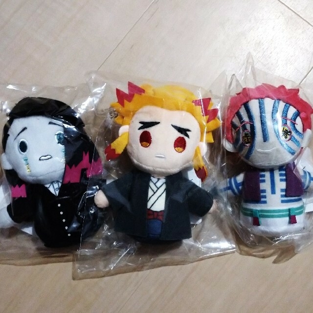 鬼滅の刃 ぽてっとますこっとぬいぐるみ 3種類セット 鬼滅の刃 ぽてっとますこっとぬいぐるみ 3種類セット