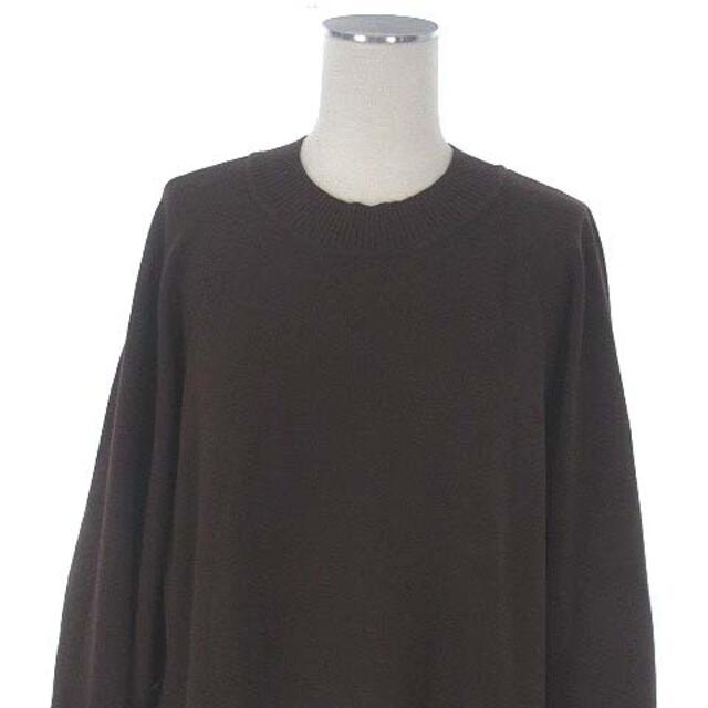 moussy(マウジー)のマウジー moussy 20AW COCOON SLEEVE C/N KNIT レディースのワンピース(ロングワンピース/マキシワンピース)の商品写真