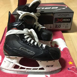 シーシーエム(CCM)のアイスホッケー靴 BAUER VAPOR X400 JR 2.0R(その他)