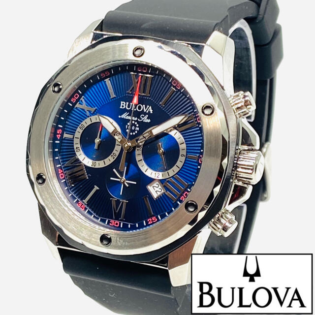 Bulova - ★極美品 海外限定 Bulova ブローバ マリンスター クォーツ クロノグラフの通販 by Century Chain's