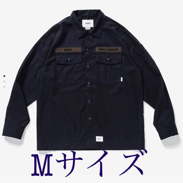 WTAPS 21SS BUDS/LS/COTTON.TWILL NAVY Mメンズ