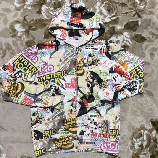 ヒステリックグラマー(HYSTERIC GLAMOUR)のHYSTERIC GLAMOUR ヒステリックグラマー　パーカー　総柄　L(パーカー)