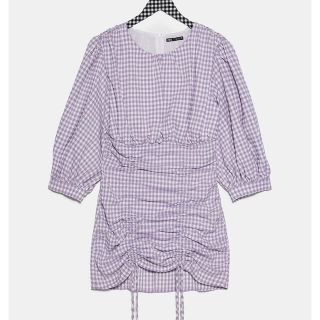 ザラ(ZARA)のギンガムチェックワンピース(ひざ丈ワンピース)