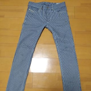 ディーゼル(DIESEL)の【古着】ディーゼル　DIESEL　デニムG👖　#ストライプ柄　#29インチ(デニム/ジーンズ)