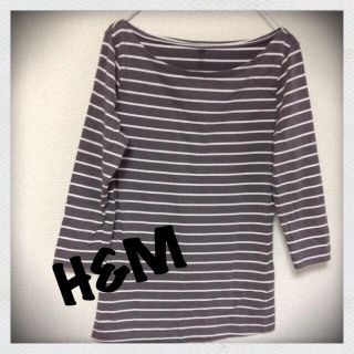 エイチアンドエム(H&M)の♡H&M ボーダーカットソー♡(カットソー(長袖/七分))