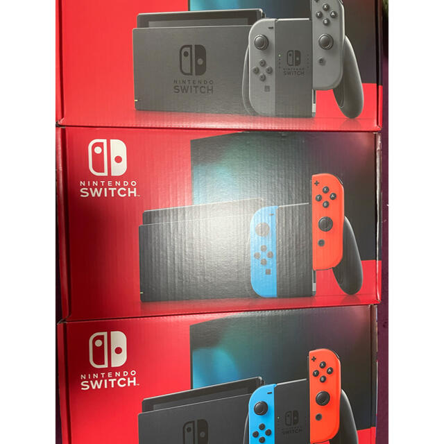 Nintendo Switch - 本日発送Nintendo Switch Joy-Con() ネオン2 グレー1