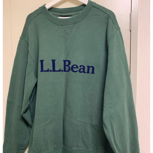 L.L.Bean(エルエルビーン)のL.L.Bean グリーン スウェット 古着 メンズのトップス(スウェット)の商品写真